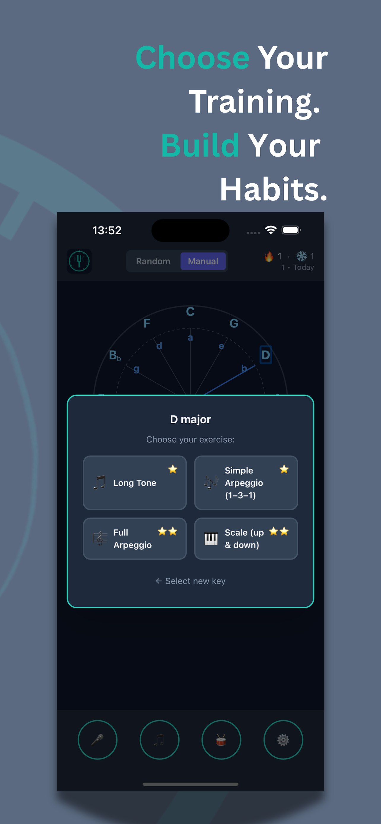 Choose Your Training, Build Your Habits — exercise selection